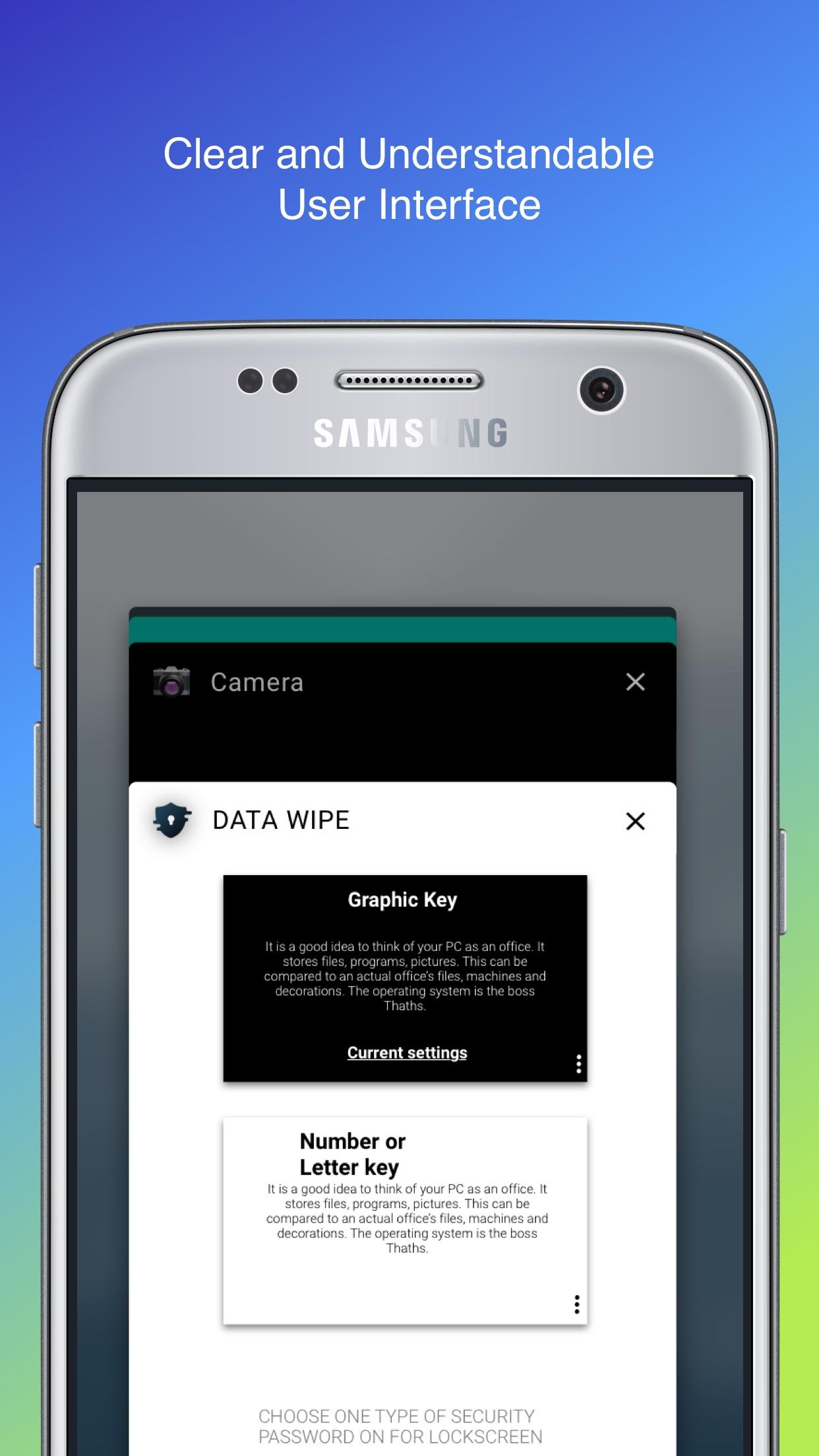 Data Wipe Screen Locker for Android - APK Download - 