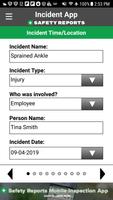 Safety Incident App Screenshot 1