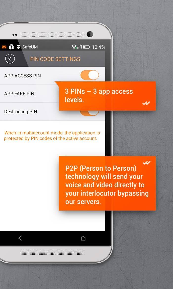 Secure messenger SafeUM for Android - APK Download - 