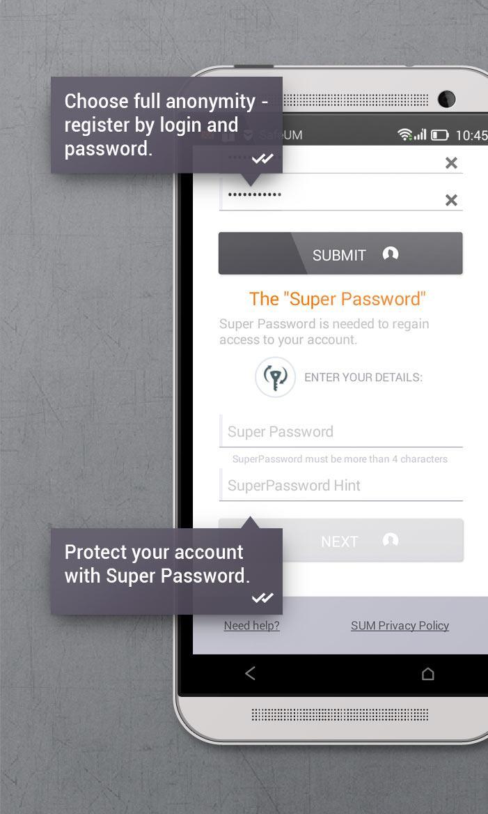 Secure messenger SafeUM for Android - APK Download - 