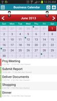 Business Calendar Evento TODO Cartaz