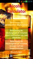 Alkohol Kalkulator Plakat