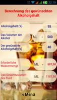 Alkohol Kalkulator Screenshot 1