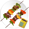 Shish kebab meat calculator