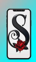 S letter Wallpaper Affiche