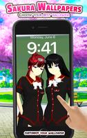 Sakura Wallpapers School الملصق