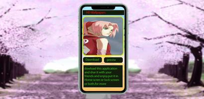 Sakura Anime HD Wallpapers capture d'écran 1