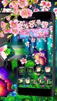 Sakura Glass Tech 3D Theme captura de pantalla 2