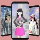 Sakura School Wallpaper 4K أيقونة