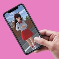 Sakura School Wallpaper 4K تصوير الشاشة 3