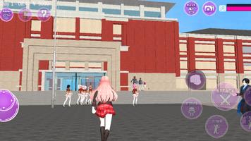 여자 고등학교 생활 시뮬레이션 게임 스크린샷 2