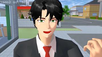 Simulator Girl School Game Run تصوير الشاشة 1