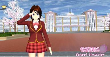 Sakura School Guide Simulator Affiche