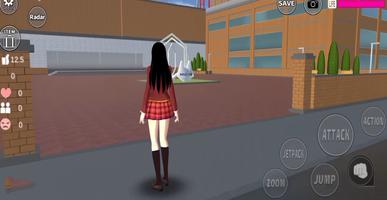 Sakura School Guide Simulator capture d'écran 1