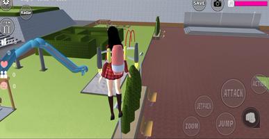Sakura School Guide Simulator capture d'écran 2