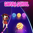 Sakura School Color Ball Run APK