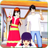 SAKURA School Simulator Tricks icon