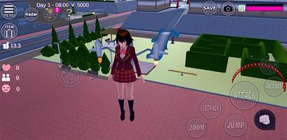 SAKURA School Simulator Tricks Cartaz