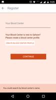 SAHAVE Blood Center poster