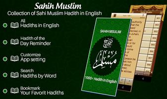 Sahih Muslim Hadith (English) Affiche