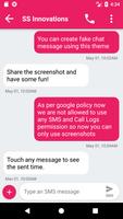 برنامه‌نما Fake SMS and Call Logs عکس از صفحه