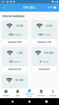 TMCELL Şahsy Otag 截图 5