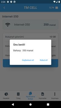 TMCELL Şahsy Otag 截图 6