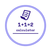 Calculator 1+1=2 icon