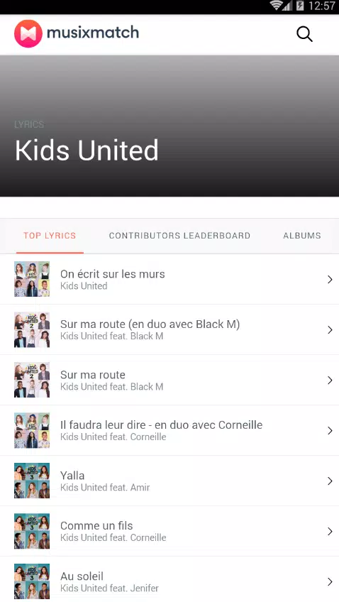 Kids United Songs & Lyrics APK pour Android Télécharger