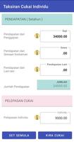 1 Schermata Taksiran Cukai Pendapatan