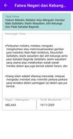 2 Schermata Fatwa Negeri Dan Kebangsaan