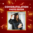 Congratulations Photo Frame Zeichen