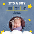 NewBorn Baby Photo Template