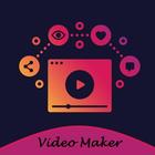 Photo video maker with music 图标