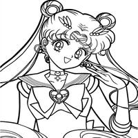 Sailor Moon : Coloring poster