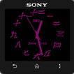 Japan Violet clock widget