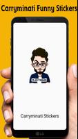 Carryminati Funny Stickers poster