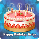 Happy Birthday Sister Images, Wishes, Quotes APK