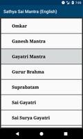 Sathya Sai Mantra (English) poster