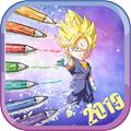 Saiyan Super Coloring Book
