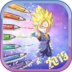 Saiyan Super Coloring Book icono