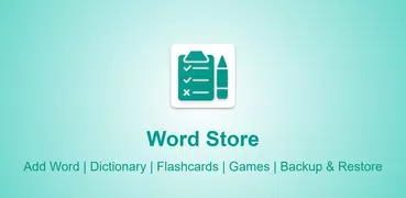Word Store: custom vocab list