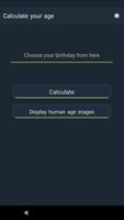 Age Calculator تصوير الشاشة 1