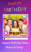 Happy Birthday Video Maker and Song - bday videos تصوير الشاشة 1