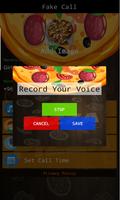 Fake Call With Pizza Prank اسکرین شاٹ 2