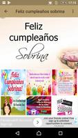 Aniversario sobrina estimada plakat