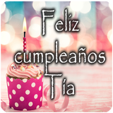 Feliz día de celebración tía アイコン