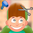 Pretend game, hair salon, barber, hair cutting