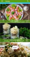 Salad recipes plakat