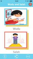 Poster Muslim kids guide Salah & Wudu